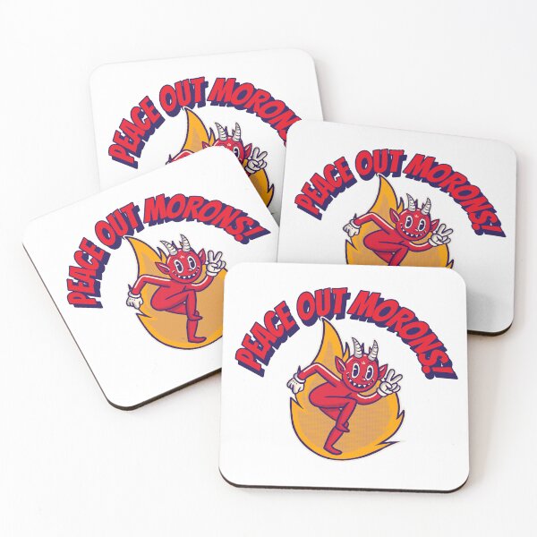 Item preview, funny devil cartoon character with horns designed and sold by SuperiorPrints.