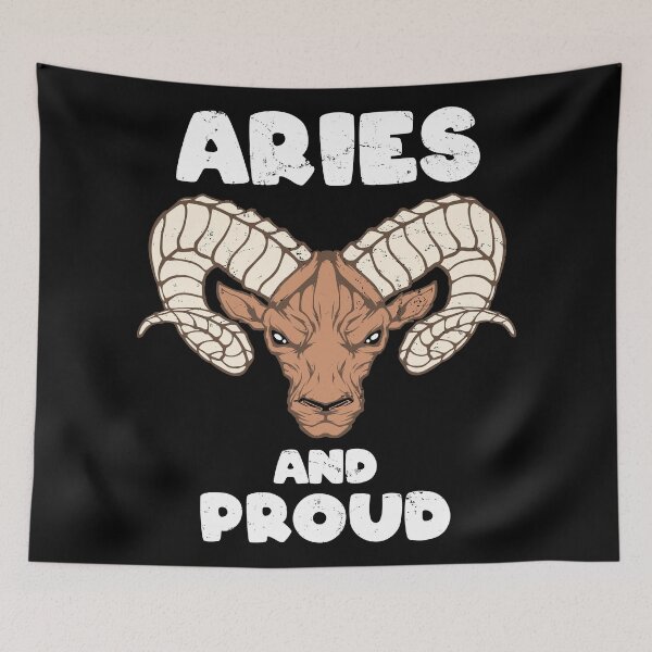 Item preview, Aries Ram designed and sold by NicGrayGraphic.