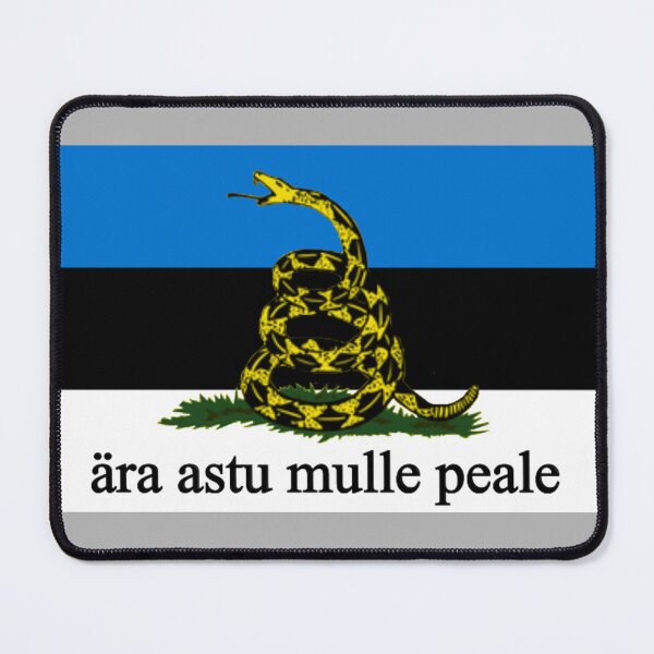 Item preview, Eesti rahvuslipp gadsden version (Estonian National Gadsden Flag) designed and sold by JonathanR1994.