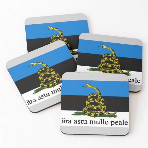 Item preview, Eesti rahvuslipp gadsden version (Estonian National Gadsden Flag) designed and sold by JonathanR1994.