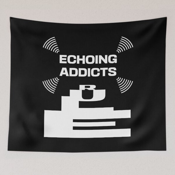 Item preview, Echoing Addicts Rule designed and sold by Apikoedesign.