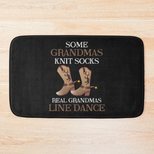 Item preview, Knit socks Line Dancing Grandmas designed and sold by ClamenTaon.