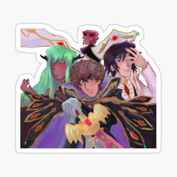 🎭 Lelouch Lamperouge Bust Sticker