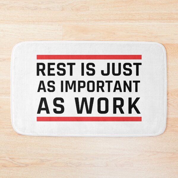 Item preview, Rest is just as important as work vintage - work quote designed and sold by MOONINSPIRATION.