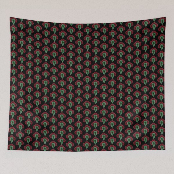 Item preview, Red Paisley Flower designed and sold by BigBearMoccasin.
