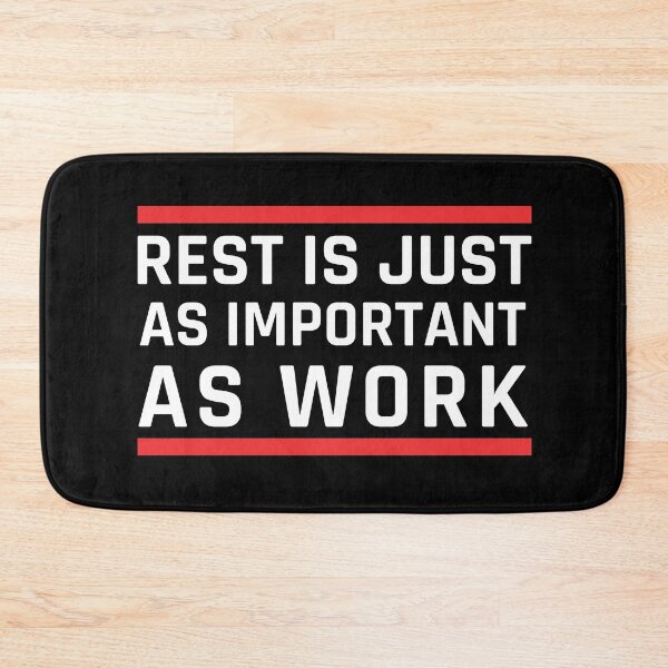 Item preview, Rest is just as important as work vintage - work quote designed and sold by MOONINSPIRATION.