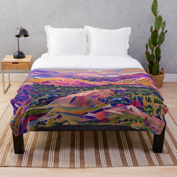 Item preview, Painting of Colorado Mountains - Abstract Colorado Impressionism Landscape Painting - Illustration - Hiking Colorado designed and sold by CattlettArt.