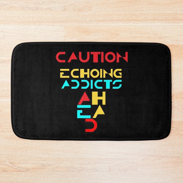 Item preview, Caution Echoing Addicts Ahead designed and sold by Apikoedesign.