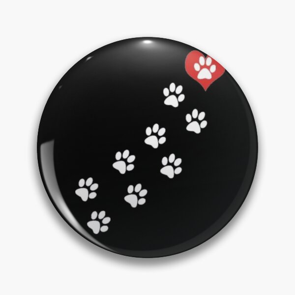 Item preview, Fashion Women T-shirt Red Heart Dog Paw Print T-shirt  designed and sold by moulok.
