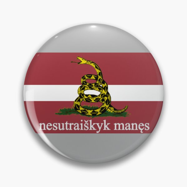Item preview, latvijas nacionālais gadsden karogs (Latvian National Gadsden Flag) designed and sold by JonathanR1994.