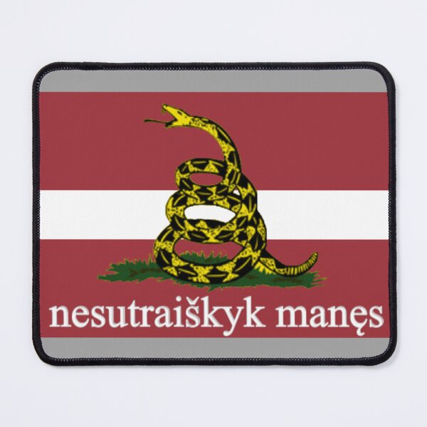 Item preview, latvijas nacionālais gadsden karogs (Latvian National Gadsden Flag) designed and sold by JonathanR1994.