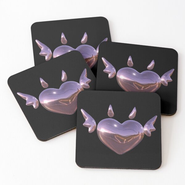 Item preview, 3D Pink demon heart designed and sold by blurryspirits.