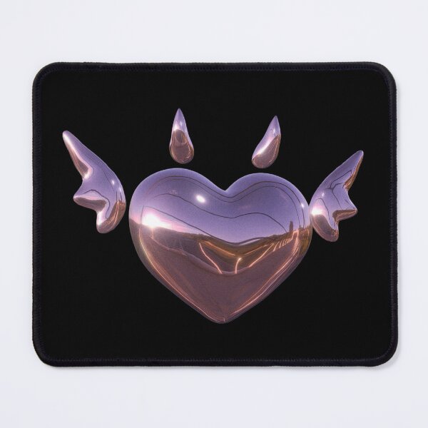 Item preview, 3D Pink demon heart designed and sold by blurryspirits.