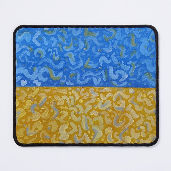 Item preview, Ukrainian Flag - Support the Ukraine designed and sold by Mackenzie Morgan Art.
