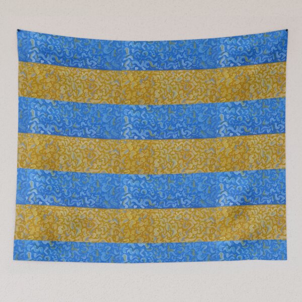 Item preview, Ukrainian Flag - Support the Ukraine designed and sold by Mackenzie Morgan Art.