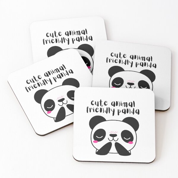 Item preview, Cute animal friendly panda designed and sold by Coolclassy.