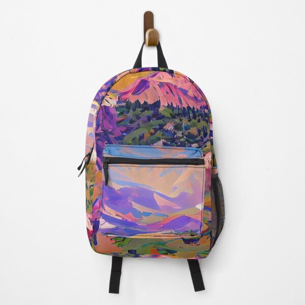 Item preview, Painting of Colorado Mountains - Abstract Colorado Impressionism Landscape Painting - Illustration - Hiking Colorado designed and sold by CattlettArt.