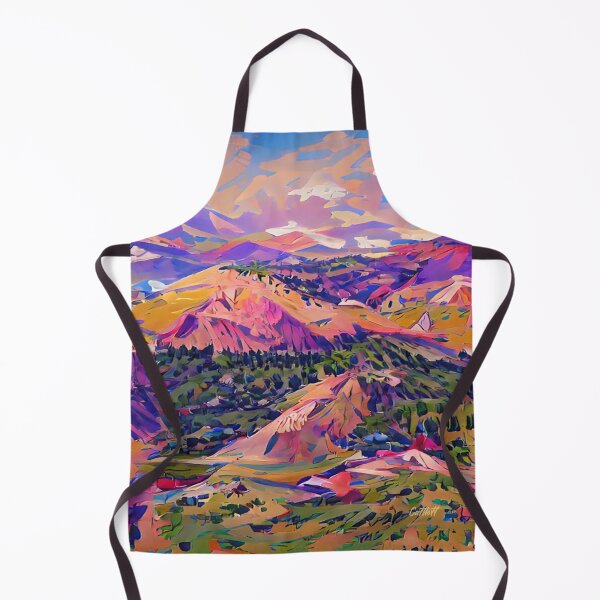 Item preview, Painting of Colorado Mountains - Abstract Colorado Impressionism Landscape Painting - Illustration - Hiking Colorado designed and sold by CattlettArt.