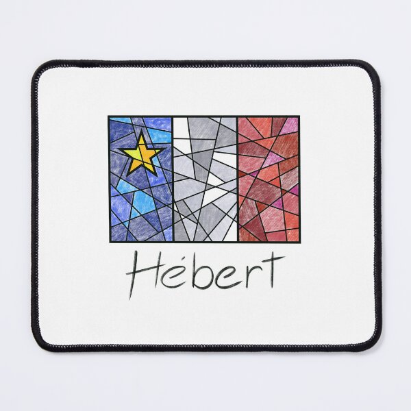 Item preview, Acadian Flag pastel mosaic Hébert - Drapeau acadien mosaïque pastel vitrail Hébert designed and sold by ColoursOfFrance.