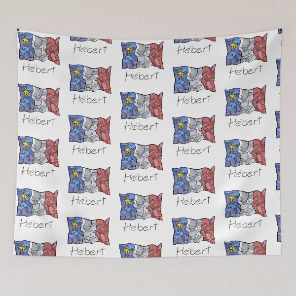 Item preview, Acadian Flag pastel liquid mosaic Hébert  - Drapeau acadien mosaïque liquide pastel vitrail Hébert designed and sold by ColoursOfFrance.