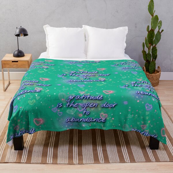 Item preview, gratitude is the open door to abundance motivational words designed and sold by tintingouw.