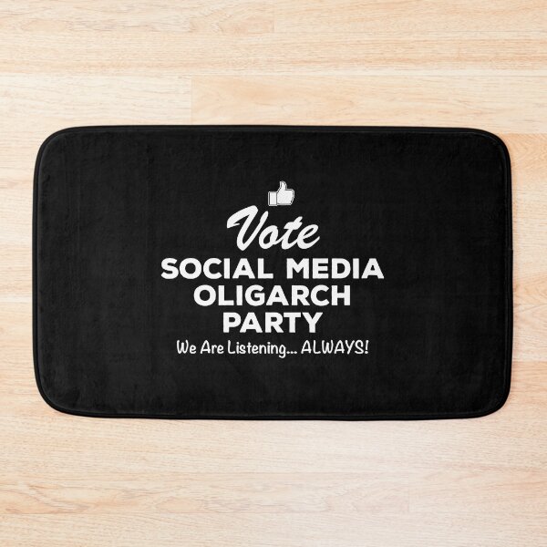 Item preview, Vote Social Media Oligarch Party designed and sold by twHistory.