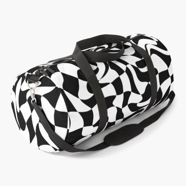 Item preview, Abstract Black and White Tile and Checkerboard Pattern designed and sold by SarahJisri.