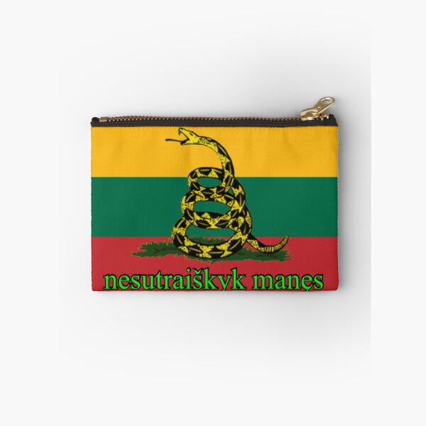 Item preview, Lietuvos tautinė gadsdeno vėliava (Lithuanian National Gadsden Flag) designed and sold by JonathanR1994.