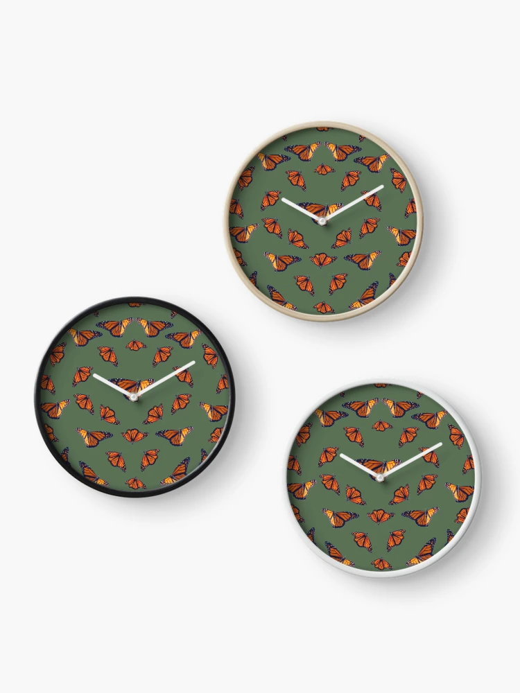 Thumbnail 3 of 4, Clock, Butterflies designed and sold by OneCreativePup.