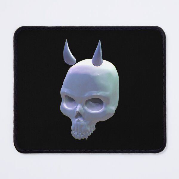 Item preview, 3D skull with horns designed and sold by blurryspirits.