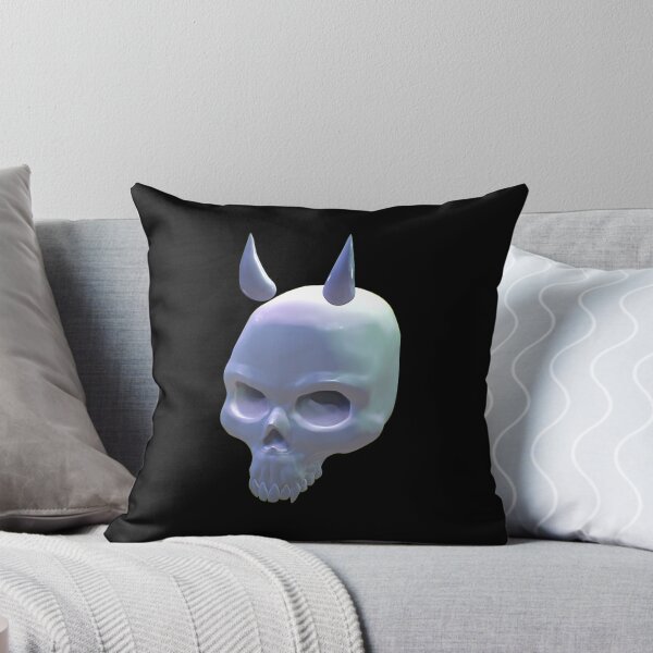 Item preview, 3D skull with horns designed and sold by blurryspirits.