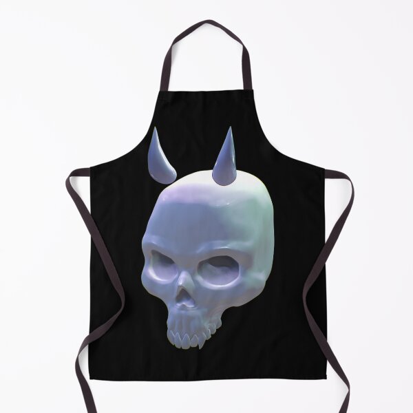 Item preview, 3D skull with horns designed and sold by blurryspirits.