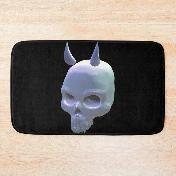 Item preview, 3D skull with horns designed and sold by blurryspirits.