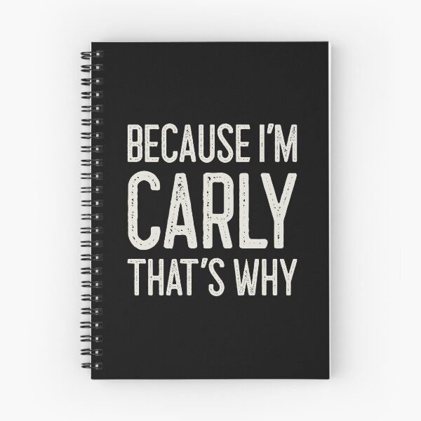 Item preview, Because I’m Carly That’s Why Funny Personalized Name designed and sold by MariosNydras.