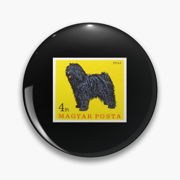 Item preview, Vintage, cute Puli dog postage stamp issued in Hungary, 1967  designed and sold by cutestamps.