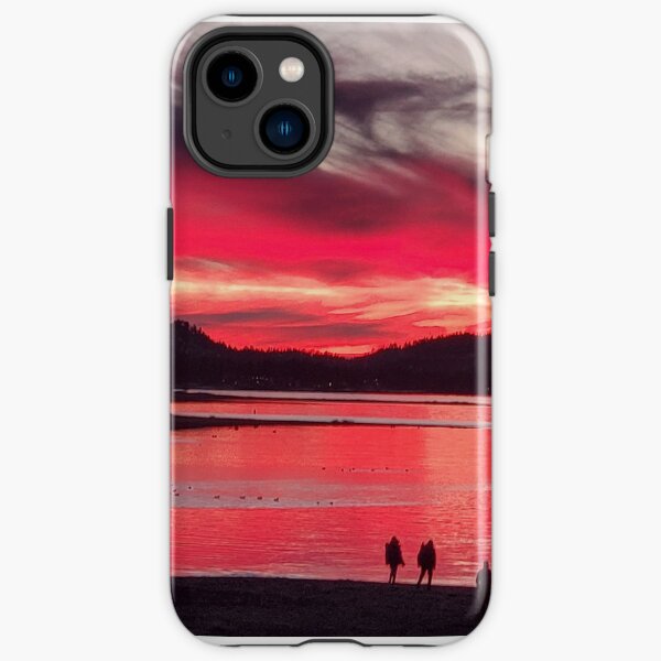Big Bear Sunset Big Bear Lake California iPhone Tough Case