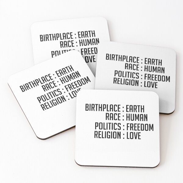 Item preview, Humanity Shirt, Birthplace Earth Race Human Politics Freedom Religion Love designed and sold by Profashionall.