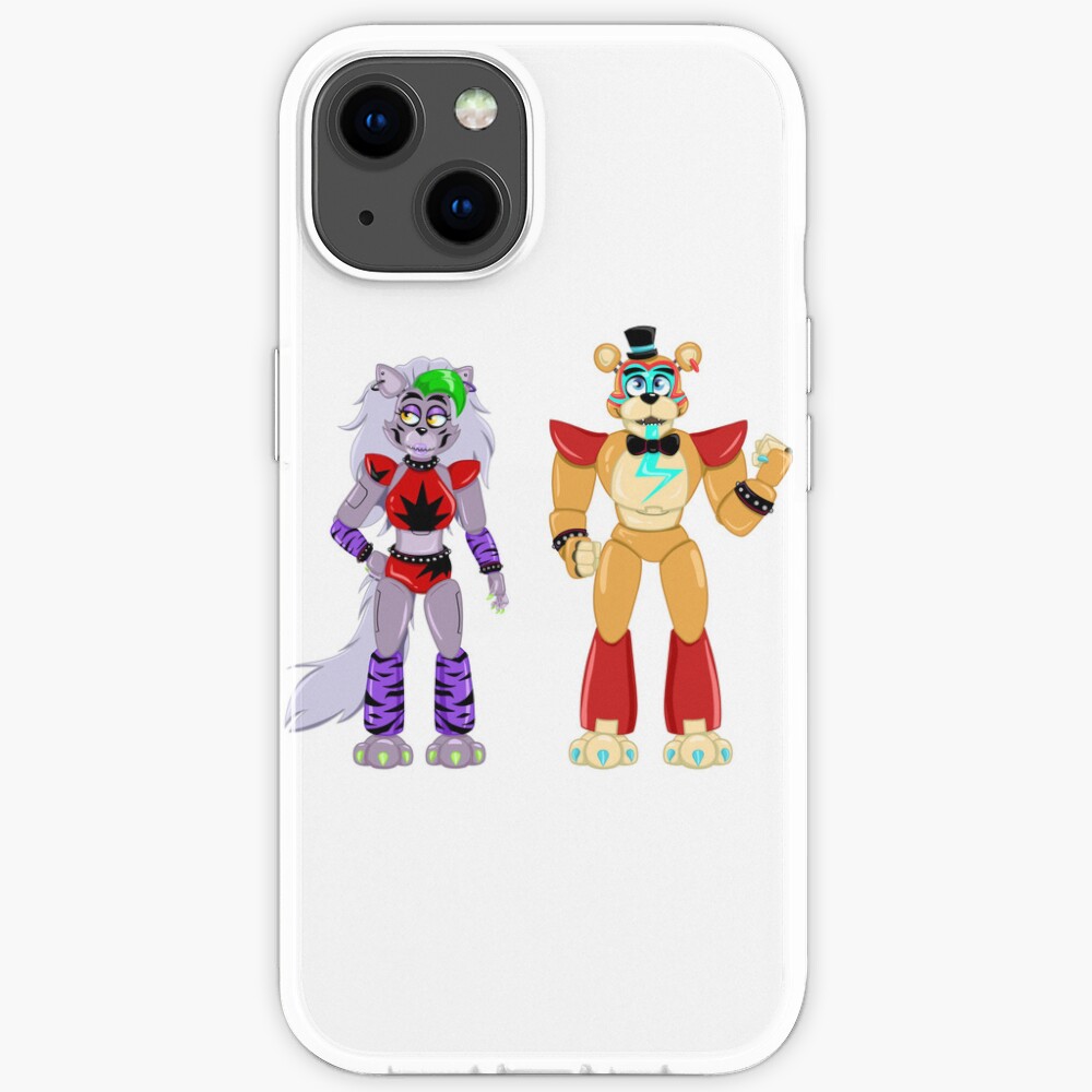 "FNAF Security Breach Glamrock Freddy Fazbear and Roxanne Wolf Fullbody