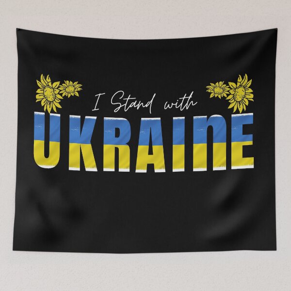 Item preview, I Stand With Ukraine, Support Ukraine Sunflower Design designed and sold by sinceanna.