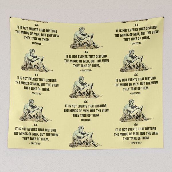 Item preview, Stoic Philosopher Epictetus Quotes 3 designed and sold by challengecafe.