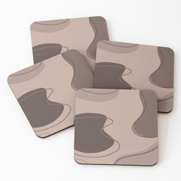 Item preview, Brown abstract blobs designed and sold by Innovativa.