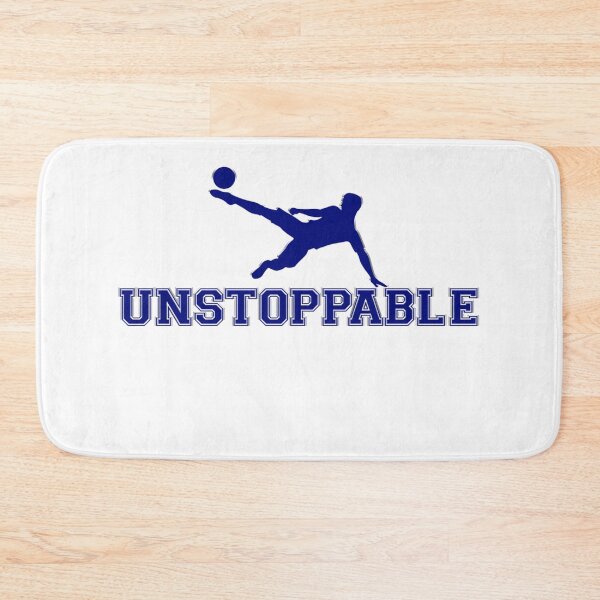 Item preview, Unstoppable football motif (full kick) designed and sold by DZ-Merch.