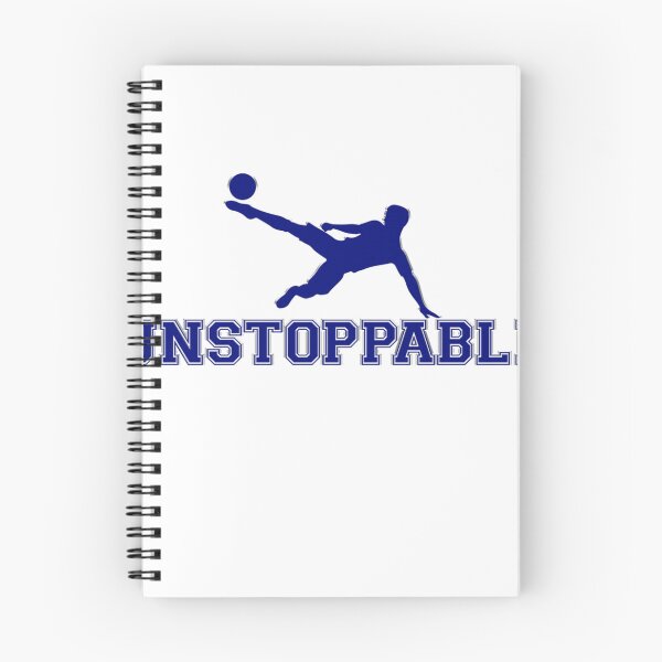 Item preview, Unstoppable football motif (full kick) designed and sold by DZ-Merch.