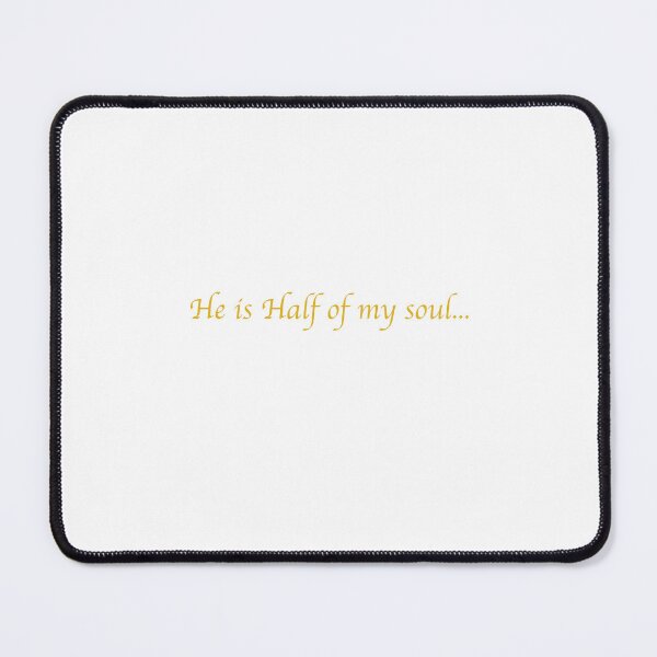 Item preview, He is Half of my Soul Song of Achilles quote  designed and sold by Nutmeg133.
