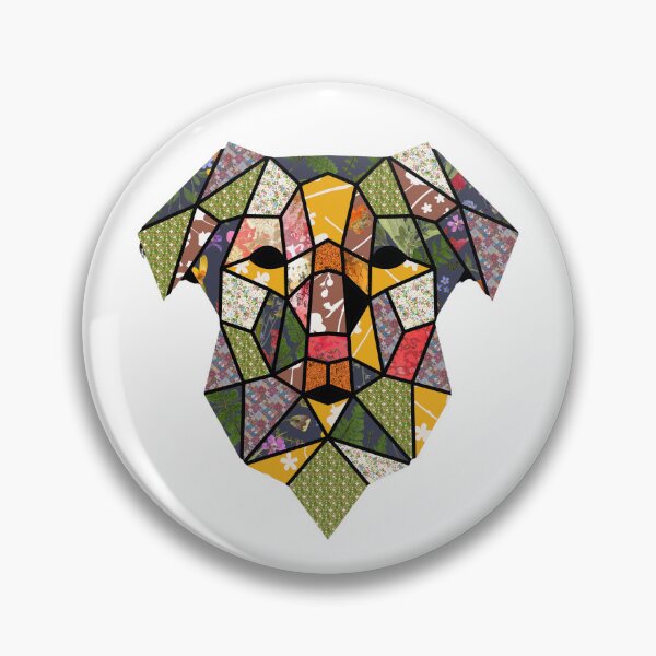 Item preview, Geometric Pattern Filled Dog designed and sold by ArtCollectables.
