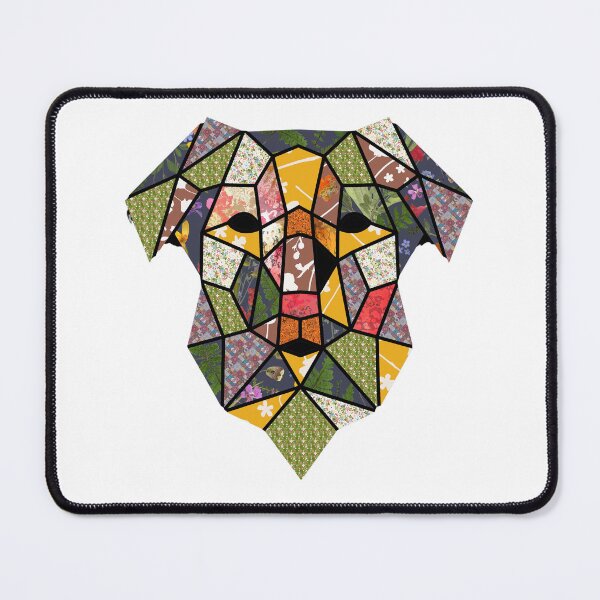 Item preview, Geometric Pattern Filled Dog designed and sold by ArtCollectables.