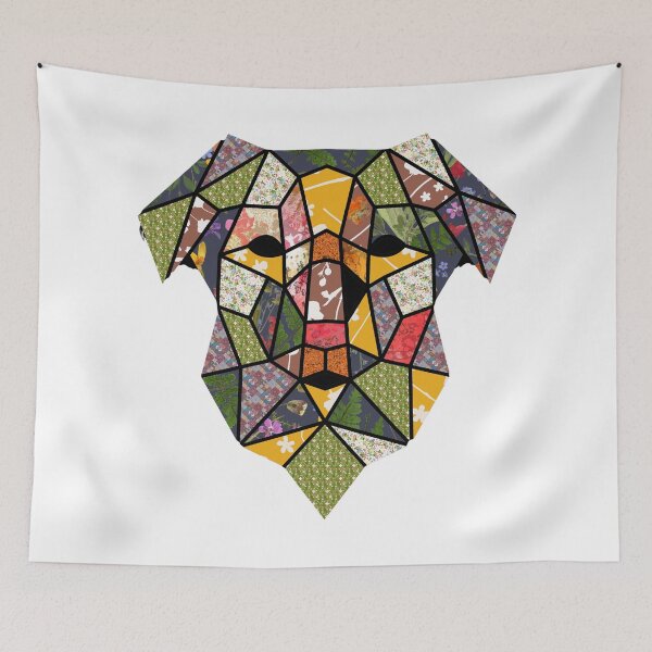 Item preview, Geometric Pattern Filled Dog designed and sold by ArtCollectables.