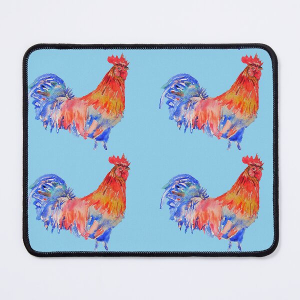 Item preview, Rooster Chicken Watercolor Painting designed and sold by Sarah Rajkotwala.