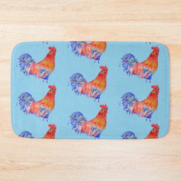 Item preview, Rooster Chicken Watercolor Painting designed and sold by Sarah  Rajkotwala.