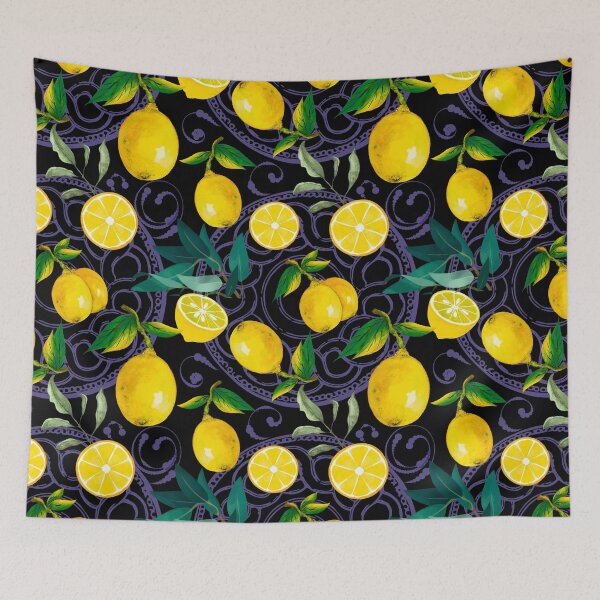 Item preview, Citrus,Sicilian style ,majolica,lemons  designed and sold by MariaMarinova.